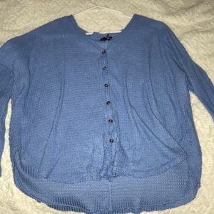 Oversized urban outfitters button down sweater